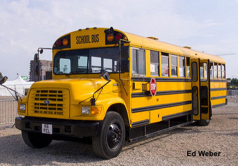 School bus. Don't forget to pray for teachers, students, children when you see a bright yellow school bus.
don't conform transform