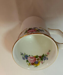 Royal Albert Lady Carlyle bone china beaker mug pink white