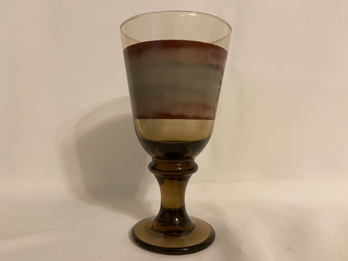 Sango Nova Brown Water Glass Goblett