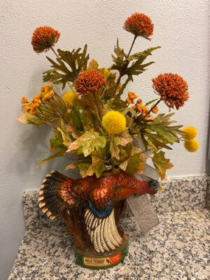 Thanksgiving Wild Turkey arrangement