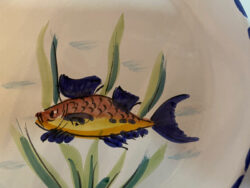 Vietri Al Mare fish plates stoneware hand painted
