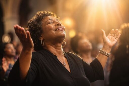 worship beautiful black lady