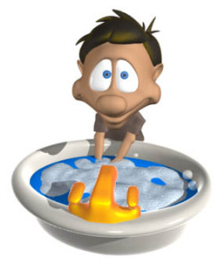 wash in the brazen laver