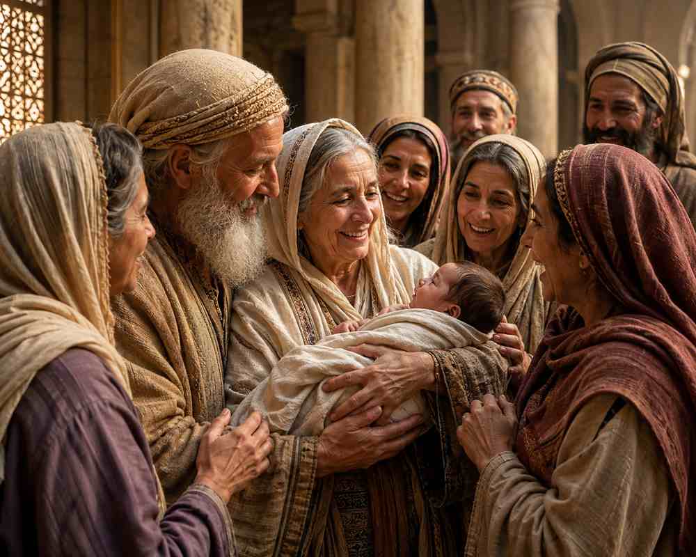 Elizabeth Zechariah baby John Jehovah is a gracious giver