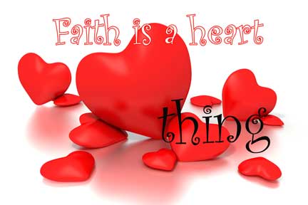 faith is a heart thing
stinking thinking will shape wrong attitudes