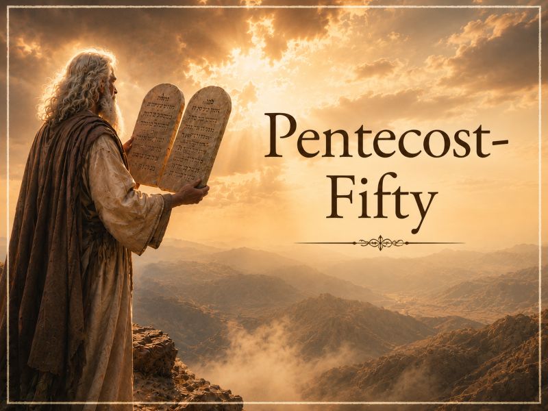 Pentecost means fifty Holy Spirit outpouring