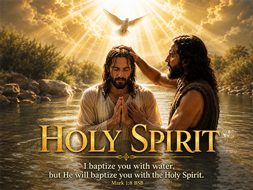holy spirit mark 1 8
