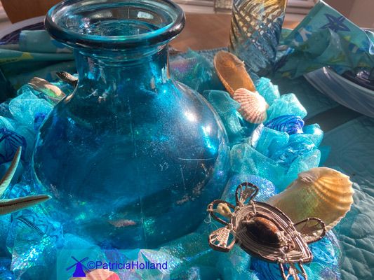 Seashore Table Scape, table decoration