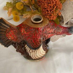 wild turkey decanter floral arrangement